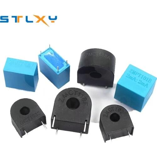 ZMPT107/101B ZMCT102/103/118 5A/5MA 2mA 2mA/2mA Precision Phase voltage transformer Output Voltage Sensor