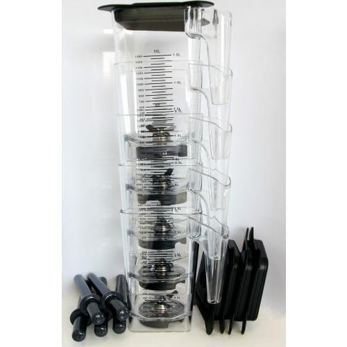 1.5L High quality non-broken PC jar, Model:#756A, (Free Shipping By FEDex)