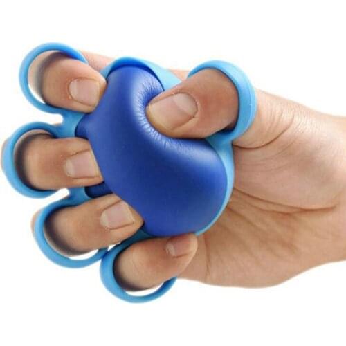 1pcs Five Finger Grip Ball Rehabilitation Training Equipment Wrist And Finger Strength Sub Finger Grip Ring