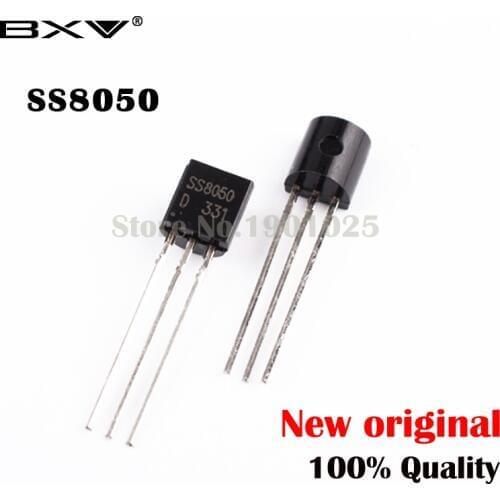 100pcs 50PCS SS8050 + 50PCS SS8550 TRANSISTOR NPN PNP TO-92 IC new original