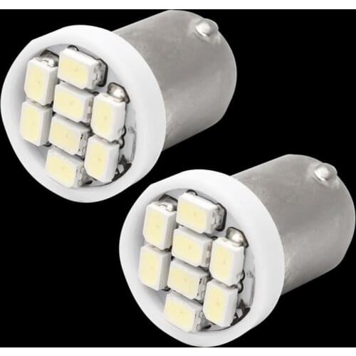 2pcs BA9S T4W 363 8 smd 1210 led auto Clearance Lights car marker light parking bulbs dome reading Lamp license plate light 12V