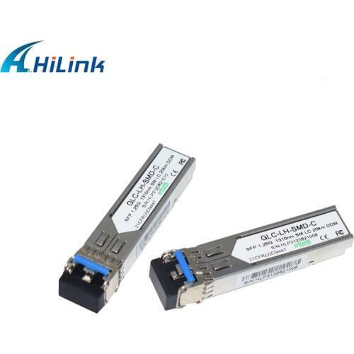 50-100Pieces) Single mode ,duplex LC , 1.25G 1310nm 20KM SMF GE SFP Transceiver with DDM Function