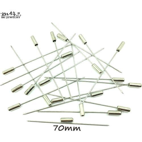 50pcs 70mm Length Brooch Pins Hijab Muslim Brooches DIY Scarf Pins Women Safety Scarf Hijab Pins