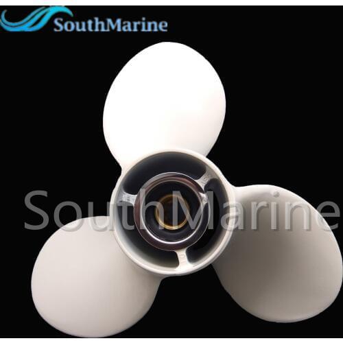 63V-45952-10-EL 9-1/4X10-J1 Cupped Aluminum Propeller for Yamaha 15hp Outboard Motor