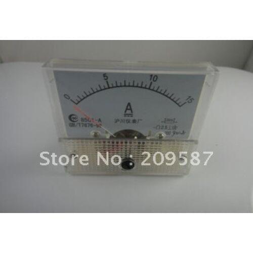 Analog AMP Panel Meter Gauge DC 0-15A 85C1