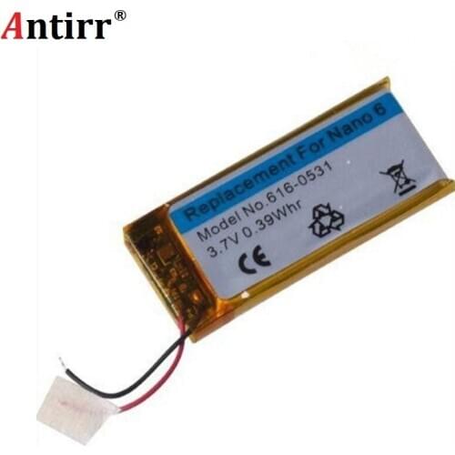 Antirr Original Quality Battery 330mah Replacement for iPod Nano 6 6th Gen 8GB 16GB with Free Tools