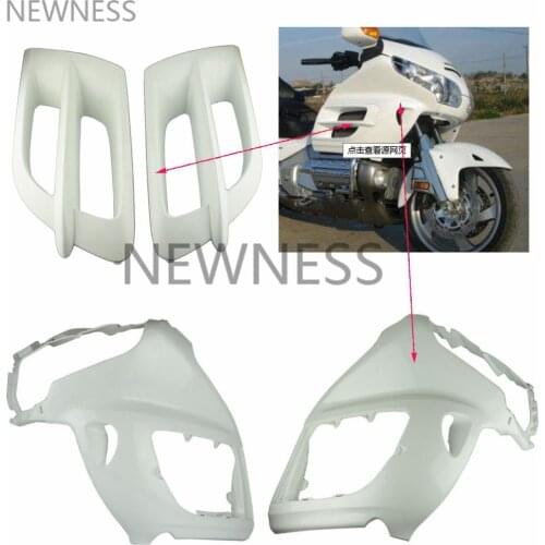 Side Mid Cover Motorcycle Side Fairing Accent Grilles For Honda Goldwing Gold wing GL1800 GL 1800 2001-2011 Front Fairing Cover