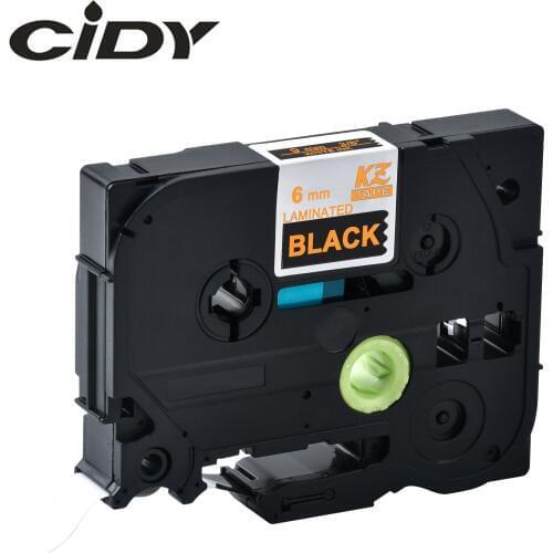CIDY compatible for brother 6mm tze laminated tape tze314 tze 314 tze-314 tz314 tz-314 for brother label maker printer ribbon