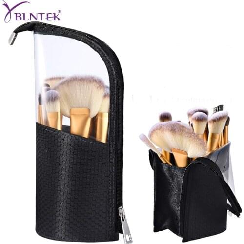 YBLNTEK Makeup Brush Holder Dust-proof Brush Makeup Holder Waterproof Travel Case for Brush Women Brush Organizer Makeup Tools