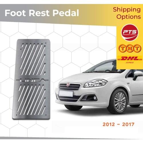 For Fiat Linea 2012 2013 2014 2015 2016 2017 Car Accessories ABS Chrome Foot Rest Pedal Body Molding Moulding Trim