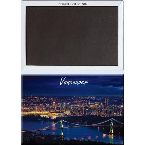 Vancouver gorod noch reka most doma 22561 gifts for friends Landscape Magnetic refrigerator Travel souvenirs