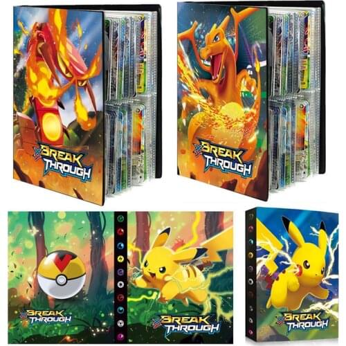TAKARA TOMY 144/240Pcs VMAX GX EX Game Pokemon Card Album Pokemon Toy Folder With Card Holder Child Gift Collector Loading List