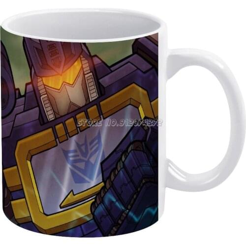 Soundwave Coffee Mugs Ceramic Personalized Mugs 11 Oz White Mug Tea Milk Cup Drinkware Travel Mug Soundwave 80s Cartoons