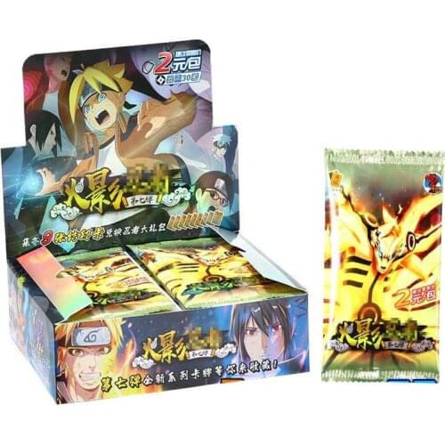 Narutoed Cards Letters Paper Card Letters One Games Children Anime Peripheral Character Collection Kids Gift Playing Card Toy