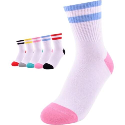 5 Pairs Womens Socks High Quality Female Solid New Cotton Girl Socks Casual Elasticity Soft Women Sock