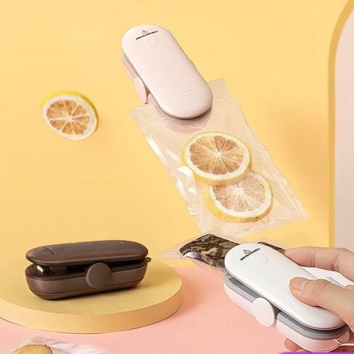 New Mini Heat Sealer Portable Household Plastic Bag Sealer For Storage Kitchen Food Snacks Vegetables And Fruits Kitchen Gadgets