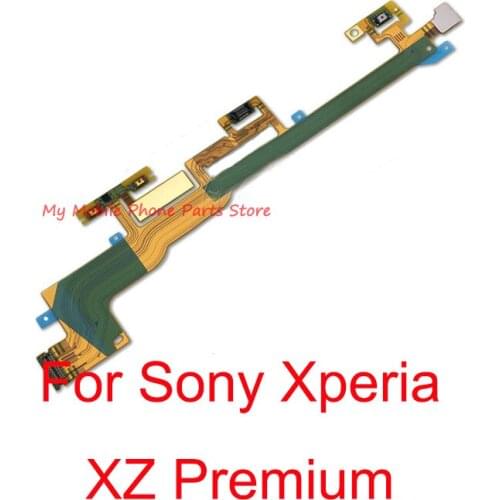 Original Power ON OFF Volume Up Down Side Button Switch Connector Ribbon Flex Cable For Sony Xperia XZ Premium XZP G8142 G8141
