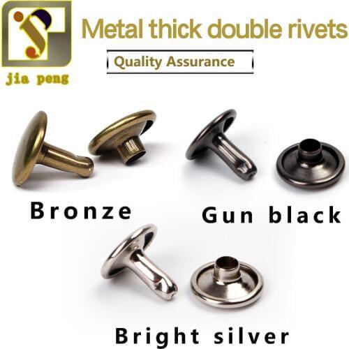 Batch Clothing rivets (100 sets / batch) 10mm Metal Screw DIY handmade fashion Rivets of Metal belt strap shoes package crafts