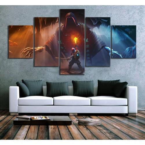 5 Piece Underworld Ascendant Video Game Poster HD Wall Painting Decorative Art for Home Decor