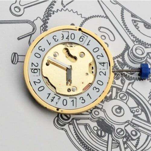 Ronda 5050. B movement 3.6.9 seconds 6 o'clock calendar watch movement accessories Quartz movement