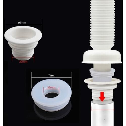 Sink Toilet Sewer Seal Cover Washing Machine Drain Pipe Floor Drain Cover Kitchen Water Pipe Deodorant Sealing Plug E11723