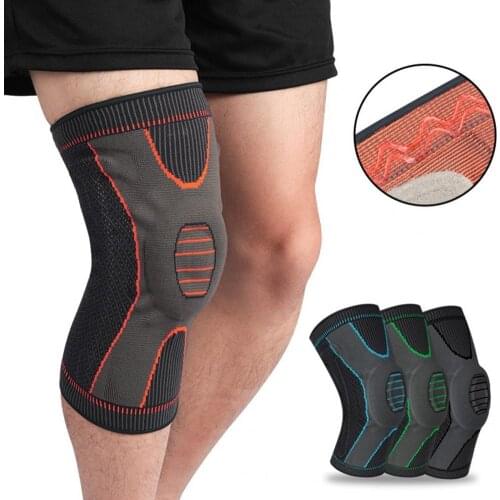 Sweat Absorption Comfortable Knee Brace Compression Sleeve Support for Gym