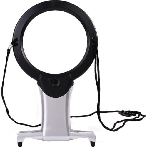 Magnifying Glass With Light Neck Hanging/Night Lightin Magnifier HD Reading Magnifie 100mm Thickness Assist The Elderly In Read