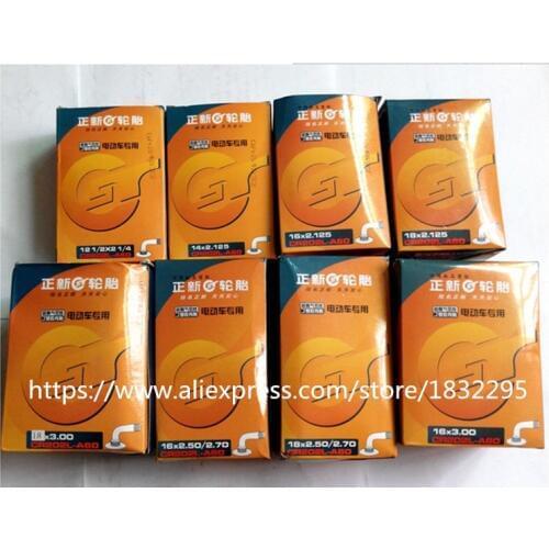 1pcs CST Electric bicycle inner tube 16*3.0/2.5Bicycle inner tube Scimitar Straight mouth 14/16/18/20/22/24*2.125 3.0 2.5