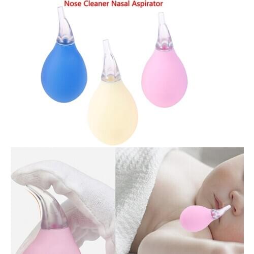 1Pc Kid Baby Nasal Aspirator 3colors Nose Cleaner Newborn baby sucker cleaner Sniffling Equipment Safe Hygienic Nose aspirator