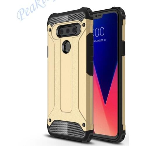 Armor Case For LG V50 ThinQ G8 V40 G7 G6 G5 US375 K371 K350 K8 K5 K10 K7 K4 Phonix 2 Escape 3 Hybrid Dual Layer Cover