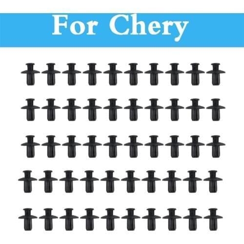 8mm Car Rivet Fasteners Bumper Mudguard Expansion Clips For Chery Fora IndiS Kimo Amulet Arrizo 7 Bonus CrossEastar Eastar