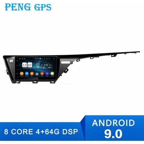 64G Android 9 Car No CD Player GPS Navigation Multimedia Player for Toyota Camry Aurion 2018 Car Radio Stereo tape DSP Newest