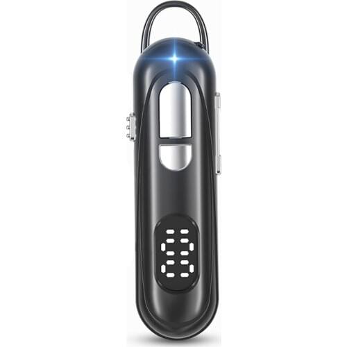 Wireless Bluetooth 5.1 Earpiece Single Earphone With 30 Hour Playing Time Handsfree Noise Cancelling Calling Waterproof Headset