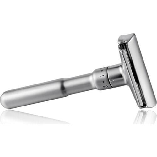 Safety Razor Straight Razor for Men Adjustable Close Shaving Classic Double Edge Razor Blades Knife Replacement Shaving Set