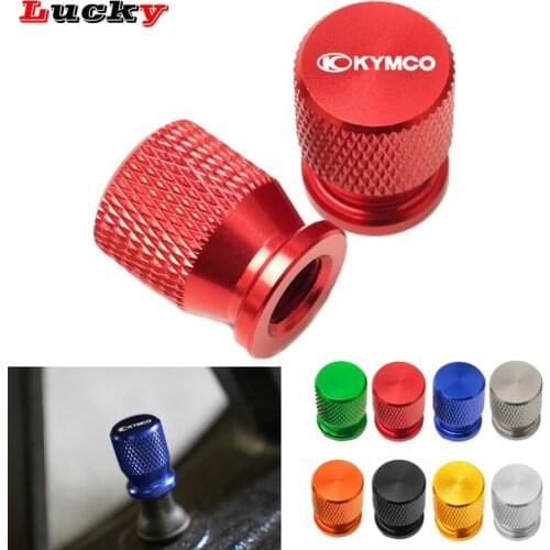 For KYMCO Xciting 250 300 400 AK550 CT250 CT300 S400 DOWNTOWN CNC Aluminum Tire Valve Air Port Cover Cap Motorcycle Accessories