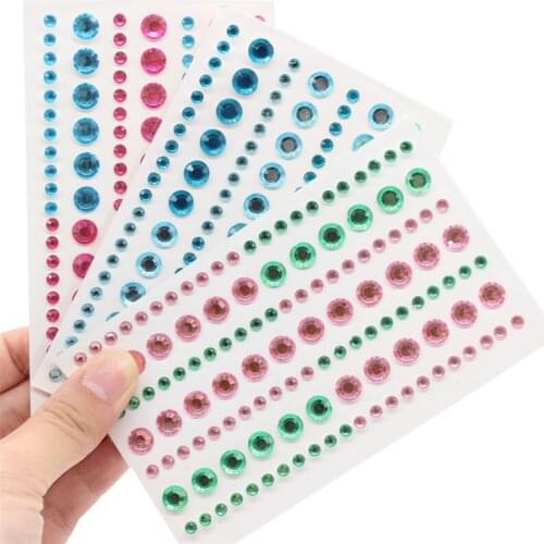 KSCRAFT Colourful Acrylic Decal Self Adhesive Stickers for Scrapbooking Paper Card Making Crafts DIY