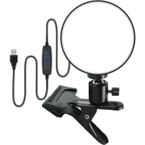 2021 New Rotatable Circle Stand Dimmable Selfie Round Ring Light Live Lamp LED Camera Universal Ringlight Multifunctional