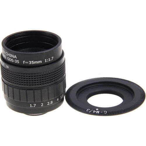 FUJIAN 35mm F1.7 C Mount CCTV F1.7 Lens for Micro 4/3 m4/3 Olympus EPL5 EPM3 EPL7 OM-D EP1 EP2 EP3 EP6 EPL6 EPL3 E-M5 E-M10