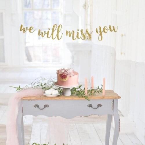 Personalised We Will Miss You Banner, Retirement Party Decor, Party Decor, Custom Farewell Party Decorations, Office Work Party