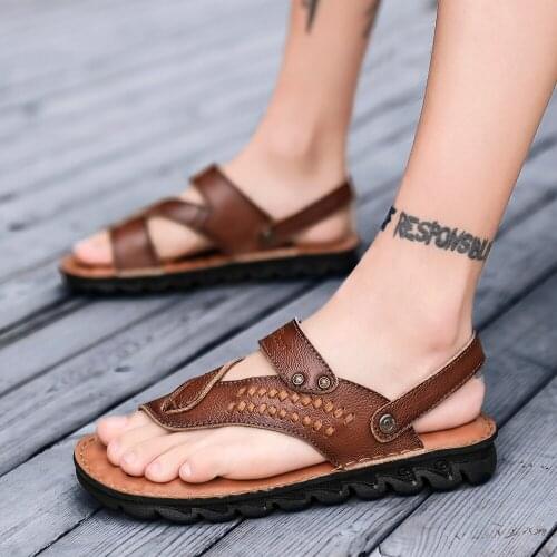 Sandalias Hombre Mens Sandals Size 44 Mens Summer Beach Sandalia Masculina De Praia Roman Men Casual Sandal Shoes Gladiator