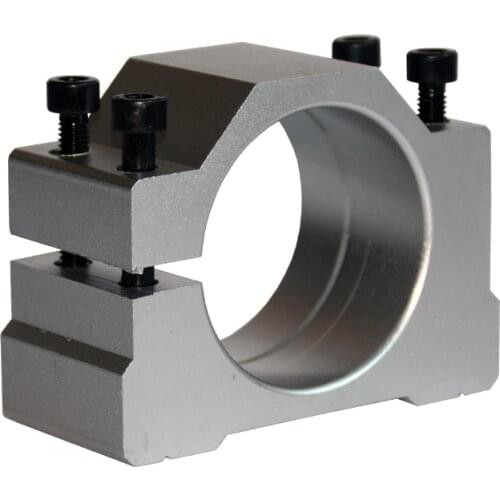 Cnc milling machine spindle clamp 65 80mm aluminum motor bracket holder