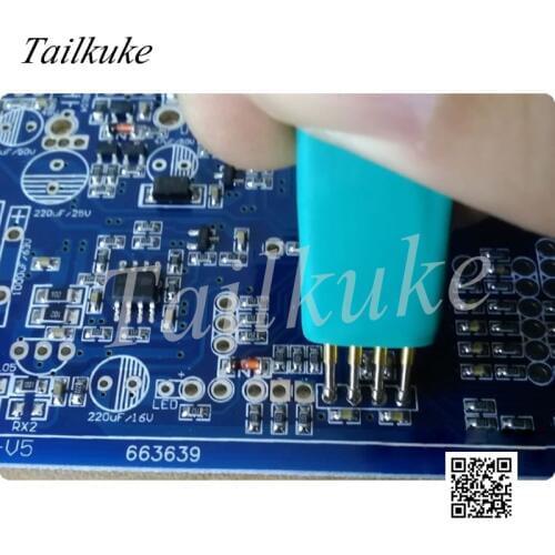 STM8SSTM32F STC AVR download line thimble burning pogo pin 2.54-4P 4pin