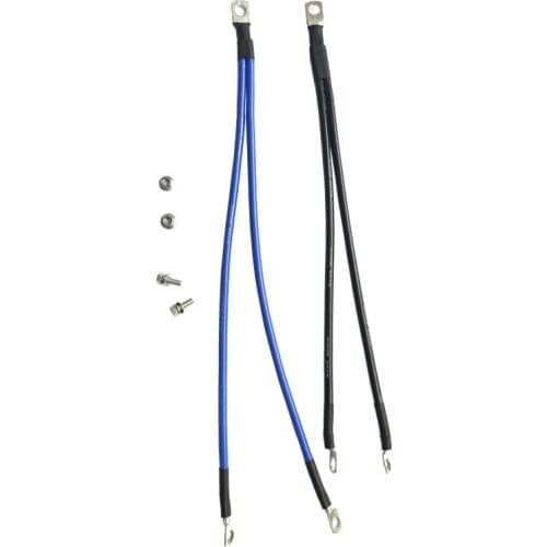 1set Silicon Wire 8AWG Heatproof Soft Silicone Silica Gel Wire Cable with Copper Nose for BMS battery protetcion board