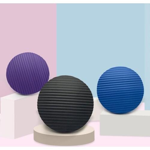 2pcs/set Portable Small Yoga Mat Round Knee Pad Yoga Mat Fitness Exercise Mat Plank Disc Protection Mat For Yoga Training