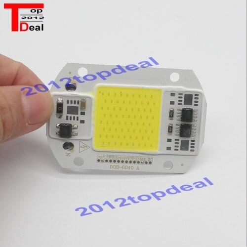 10pcs LED COB Bulb Chip 50W LED Chip 110V 220V Input Smart IC Fit For DIY LED Flood Light Cold White Warm White Street Lamp