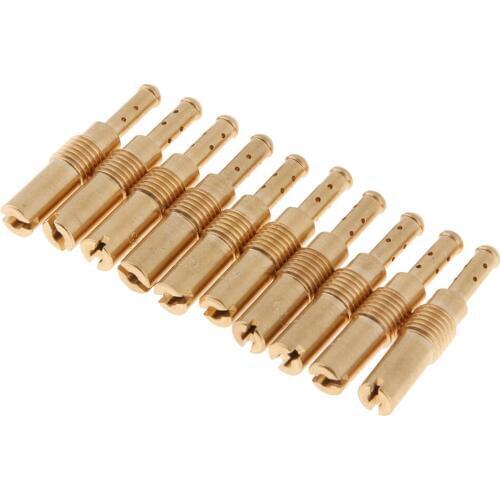 10 Pieces Carburetor Slow/Pilot Jet #35 Vice Injector Nozzle for GY6 Keihin OKO PWK Carb