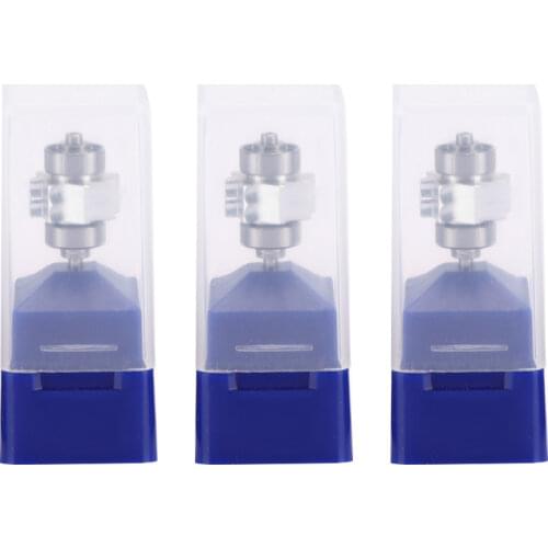 3Pcs International Standard Turbine Cartridge Silver Stainless Steel Handpiece Bearing Rotor For NSK Dental High Speed Handpiece