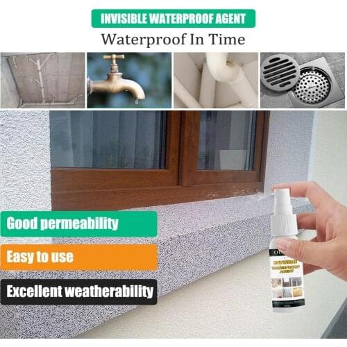 30ml/100ml Waterproofing Agent Toilet Penetration Nano Spray Glue Coating Mending Leak Transparent Waterproof L8Z1