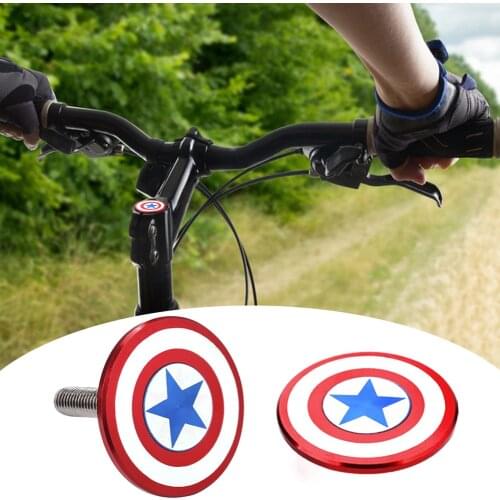 MTB Headset cap Screws Top Cap Cover Aluminum Alloy Mountain Road Bicycles Bowl Bike Stem Cap Bicycle Accessories Red Blue