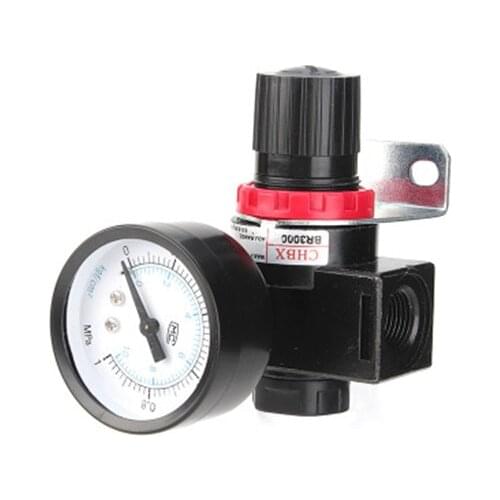 AR2000 G1/4''6mm 8mm 10mm 12mm Air Control Compressor Pressure Relief Regulator Valve with Fitting